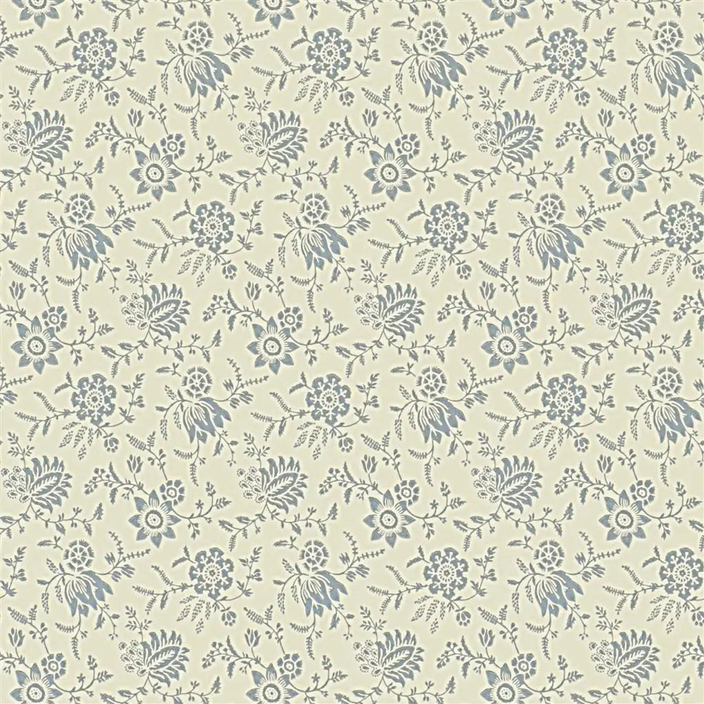 Scrimshaw Floral Wallpaper