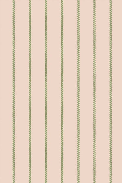 Petal Stripe Wallpaper - Pink - 2421 - Farrow & Ball