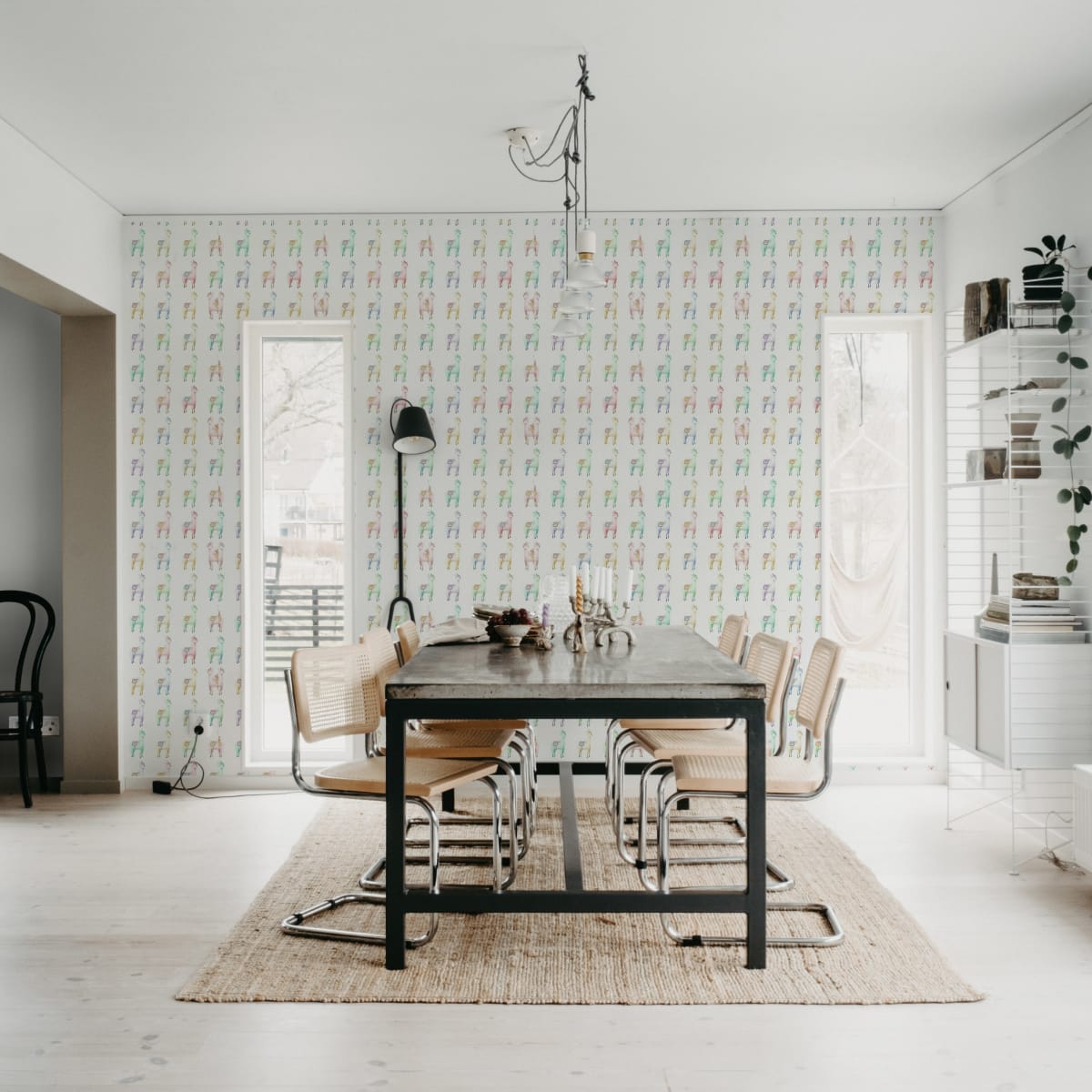 Alpaca Rebel Wallpaper