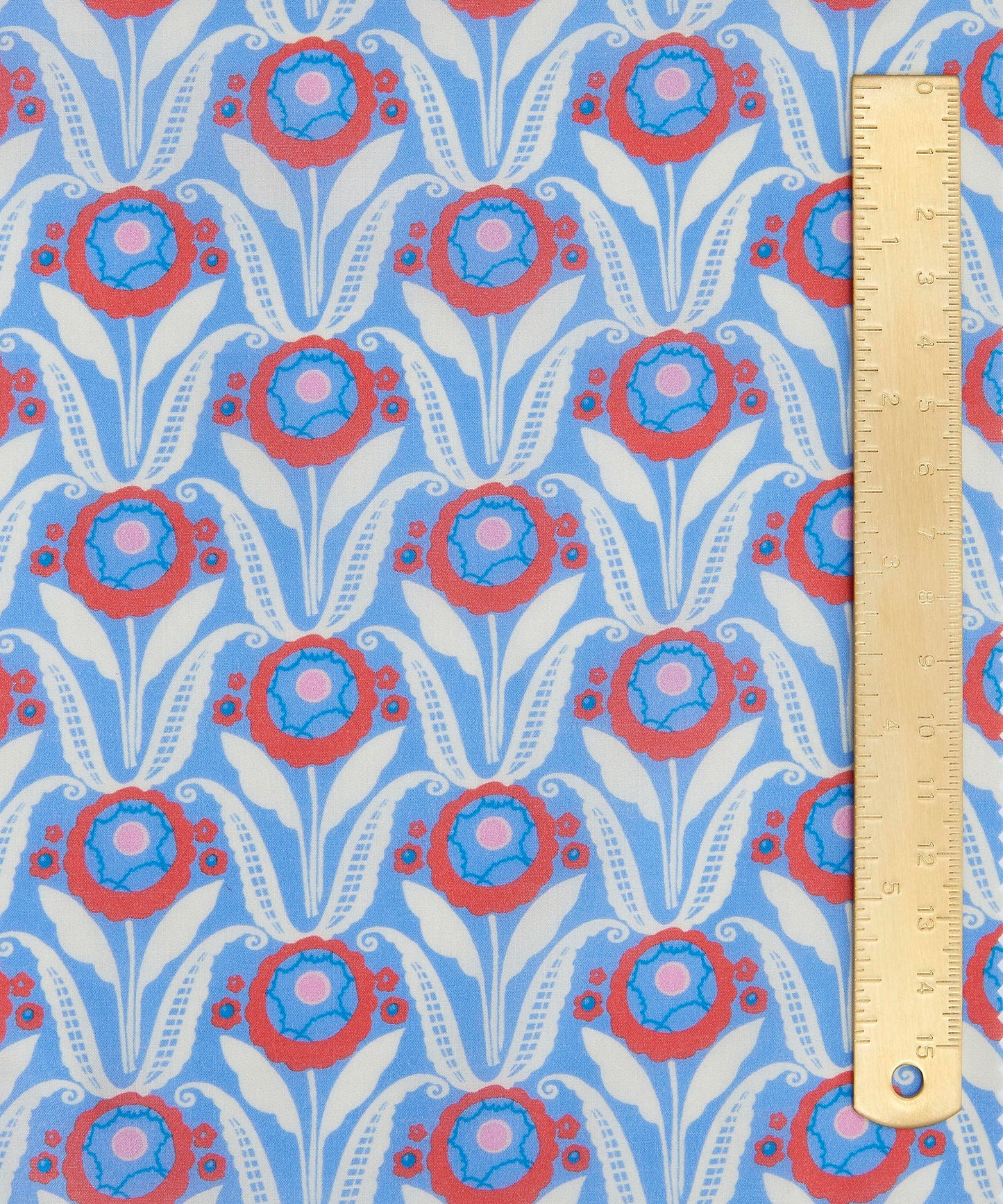 Sunflower Bloom Tana Lawn™ Cotton Fabric - Blue - Liberty