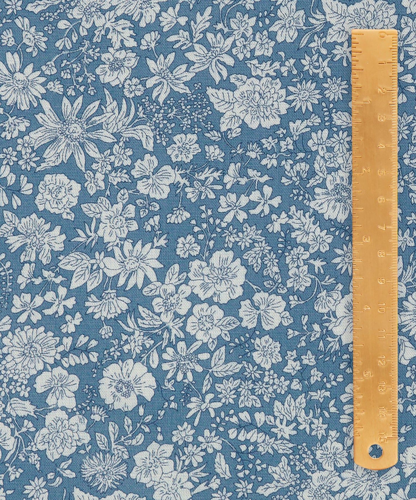 Evening Sky Emily Belle Lasenby Quilting Cotton Fabric - Blue - Liberty