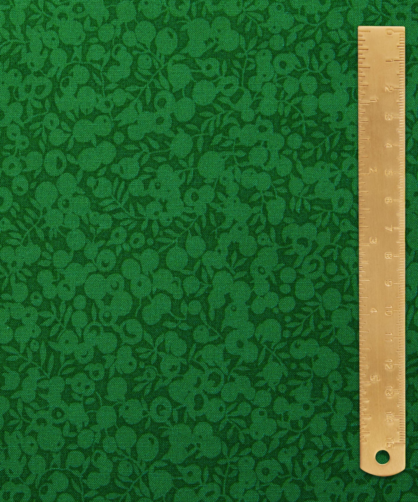 Clover Wiltshire Shadow Lasenby Quilting Cotton Fabric - Green - Liberty