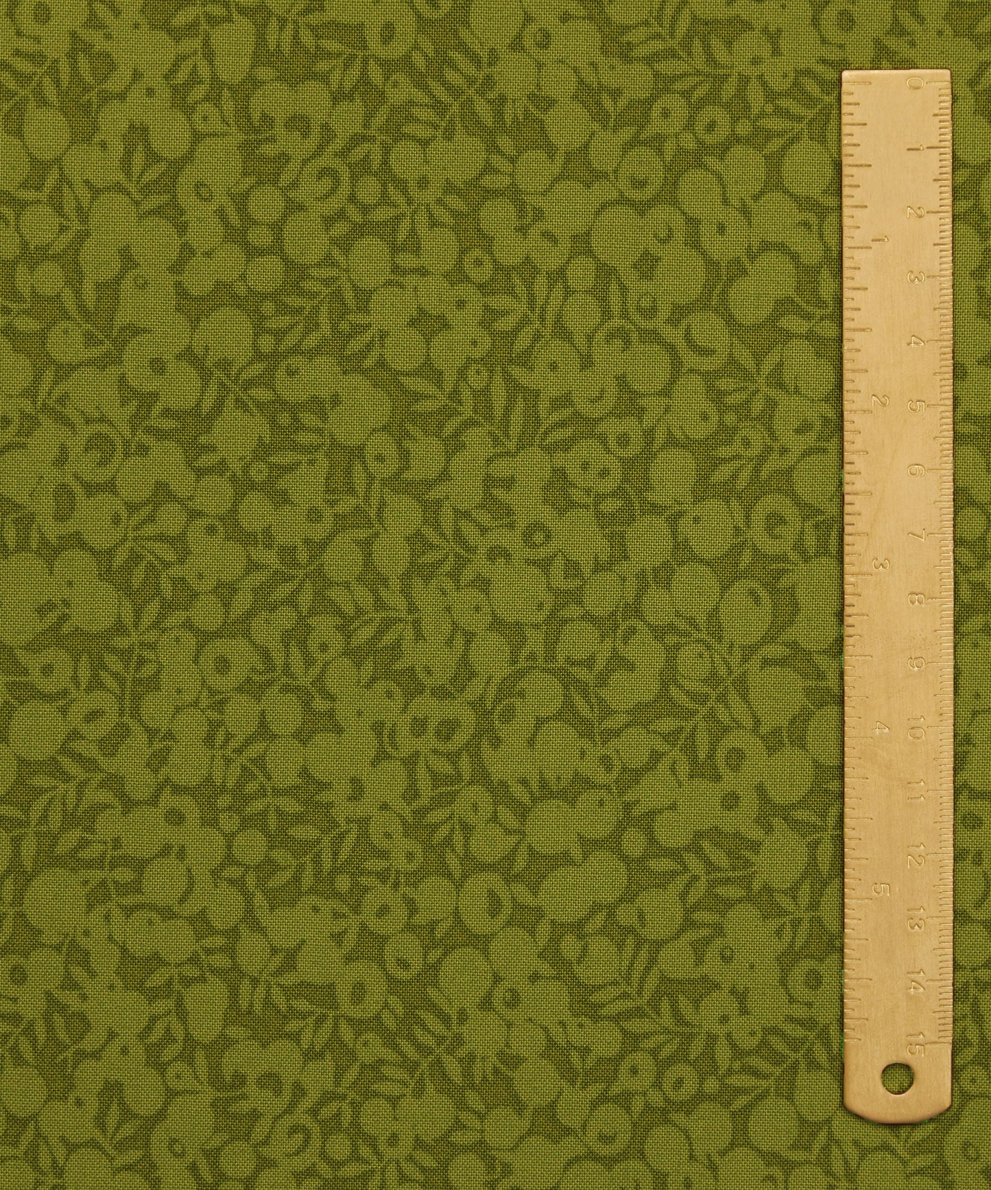 Olive Wiltshire Shadow Lasenby Quilting Cotton Fabric - Green - Liberty