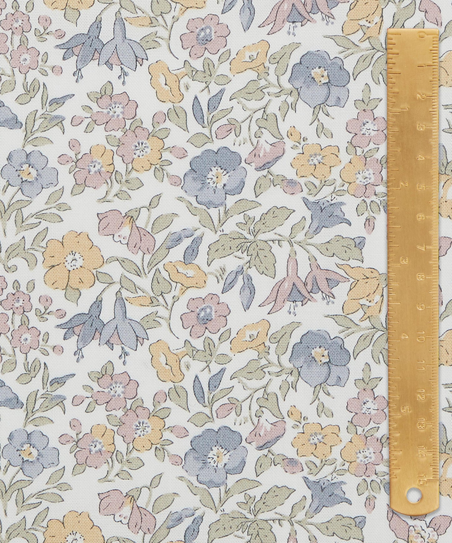 Mamie Flower Lasenby Quilting Cotton Fabric - Multicolor - Liberty