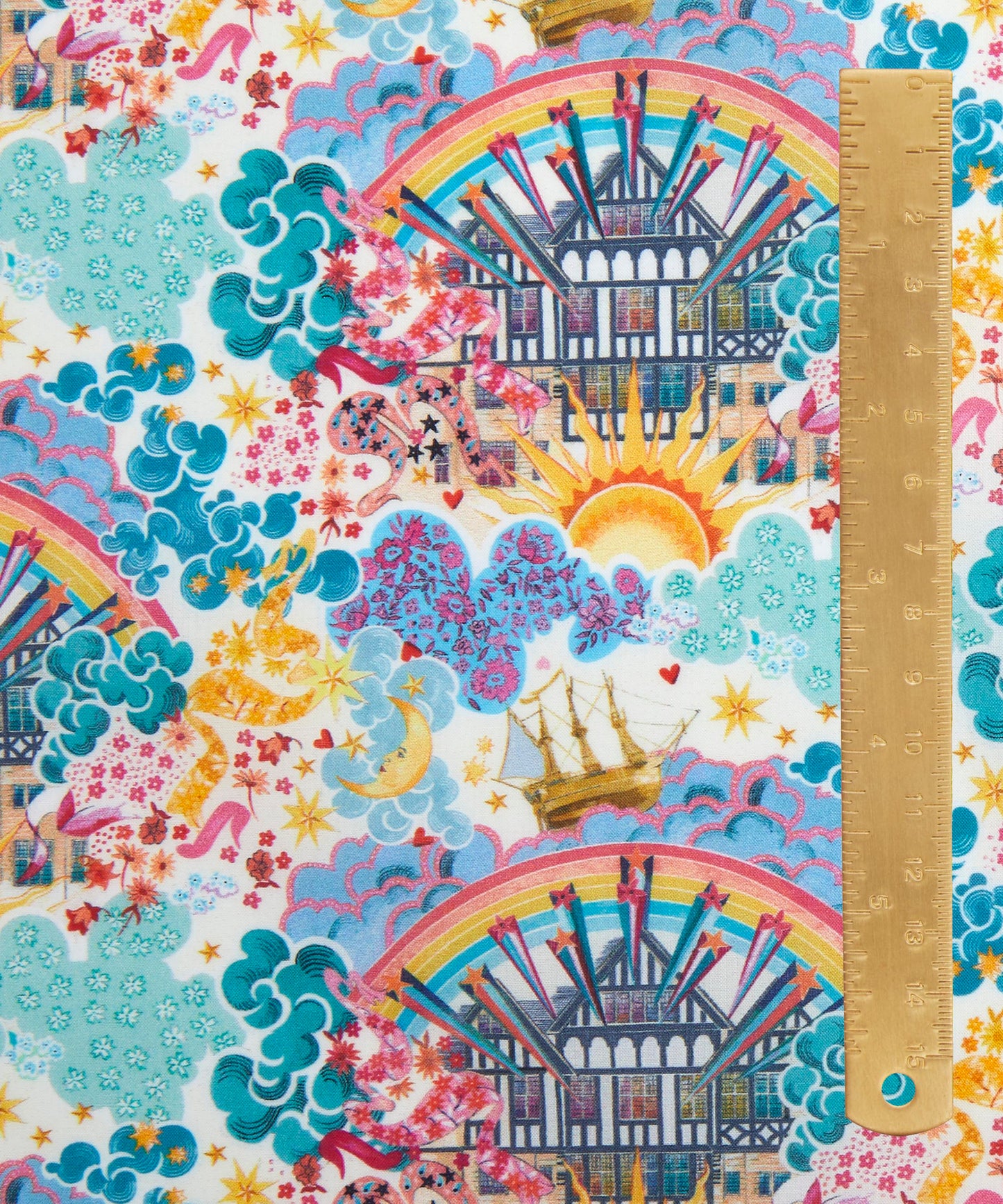 Tudor Dream Organic Tana Lawn™ Cotton Fabric - Multicolor - Liberty