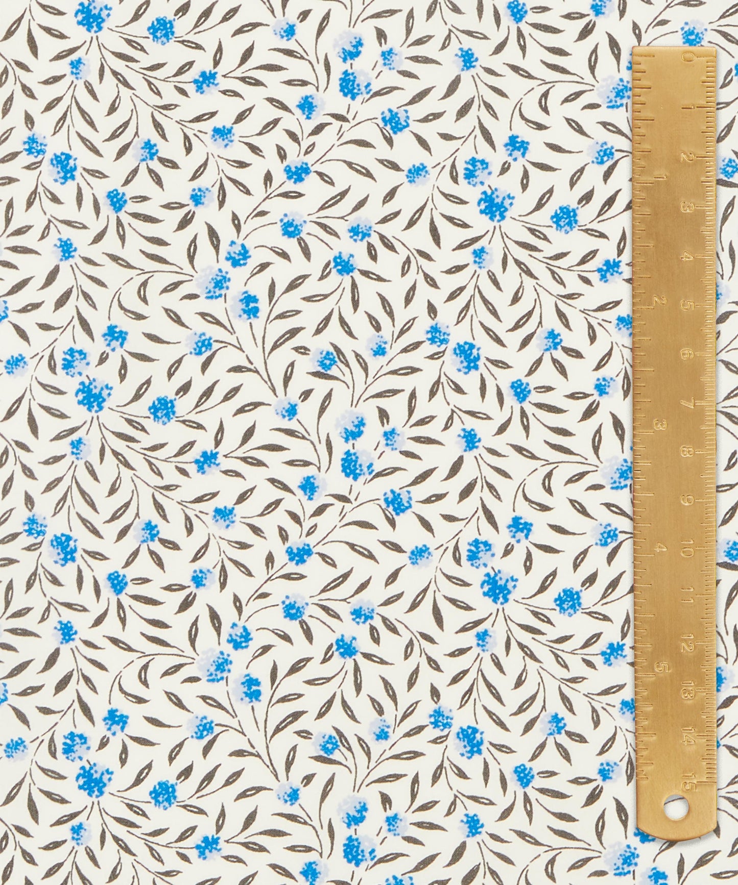 Myrtle Cotton Poplin Fabric - Blue - Liberty