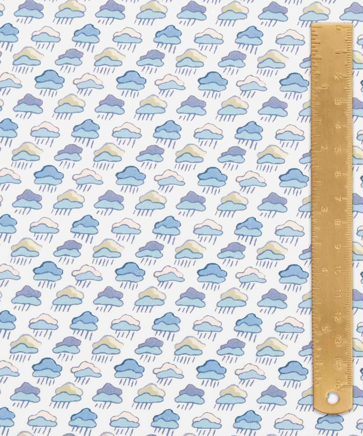 Cloud Chorus Cotton Poplin Fabric - Blue - Liberty