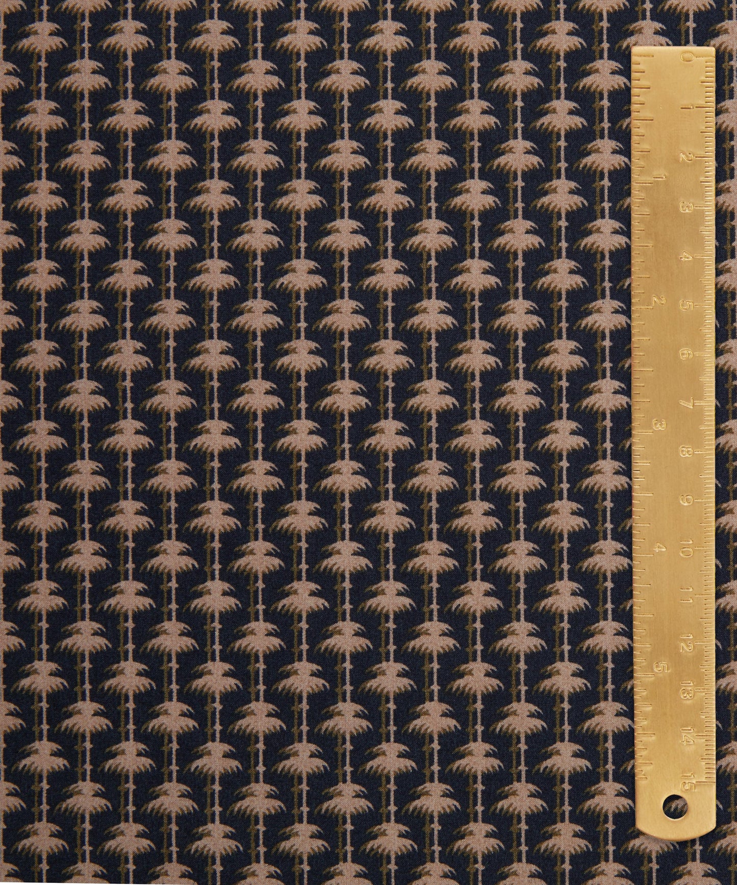 Apollo’s Palm Cotton Poplin Fabric - Black - Liberty