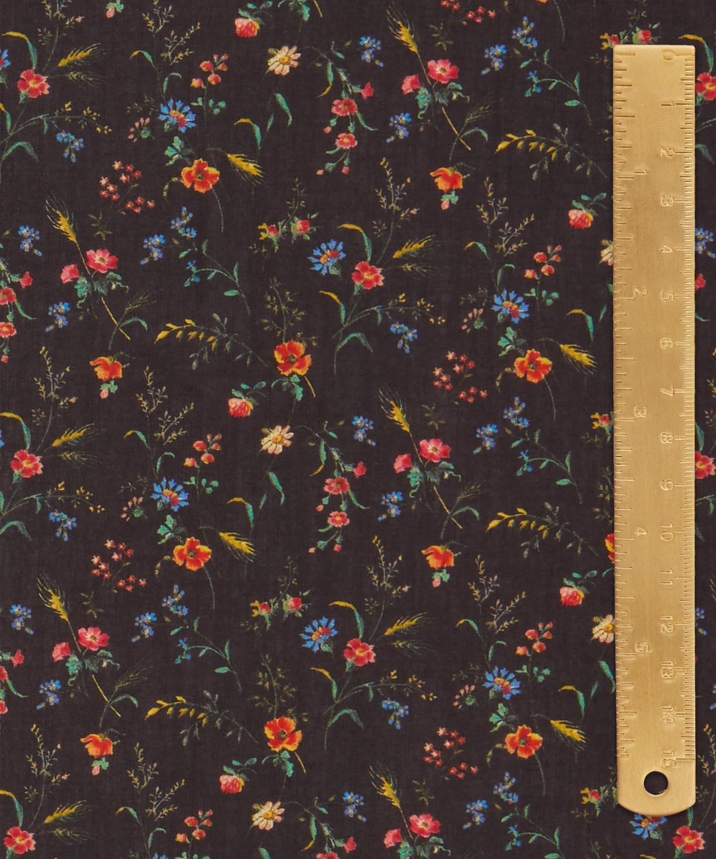 Emma Victoria Tana Lawn™ Cotton Fabric - Black - Liberty