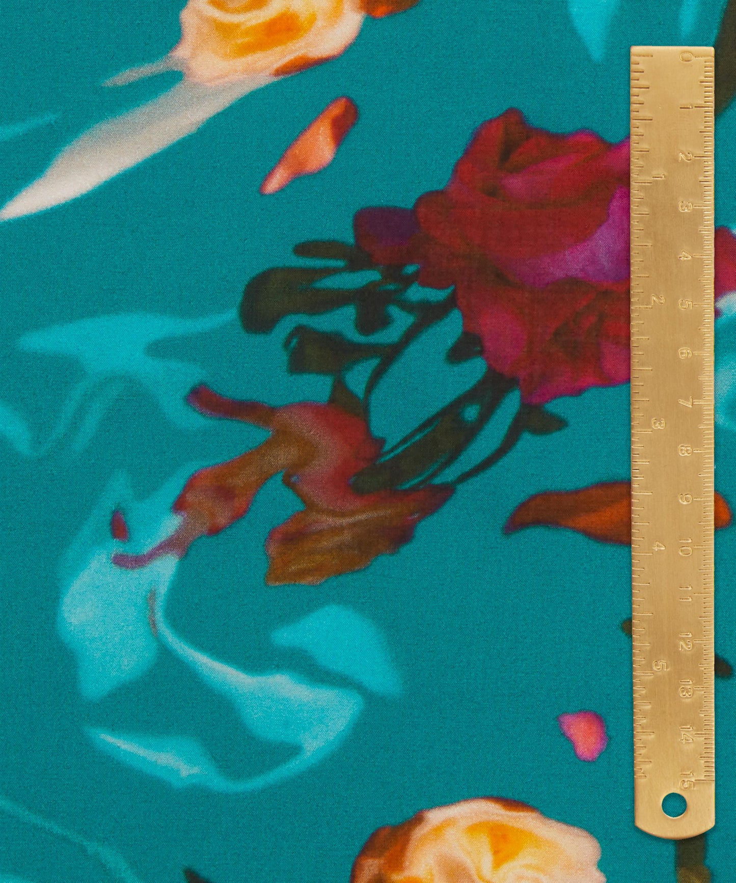 Aphrodite’s Rose Tana Lawn™ Cotton Fabric - Teal - Liberty