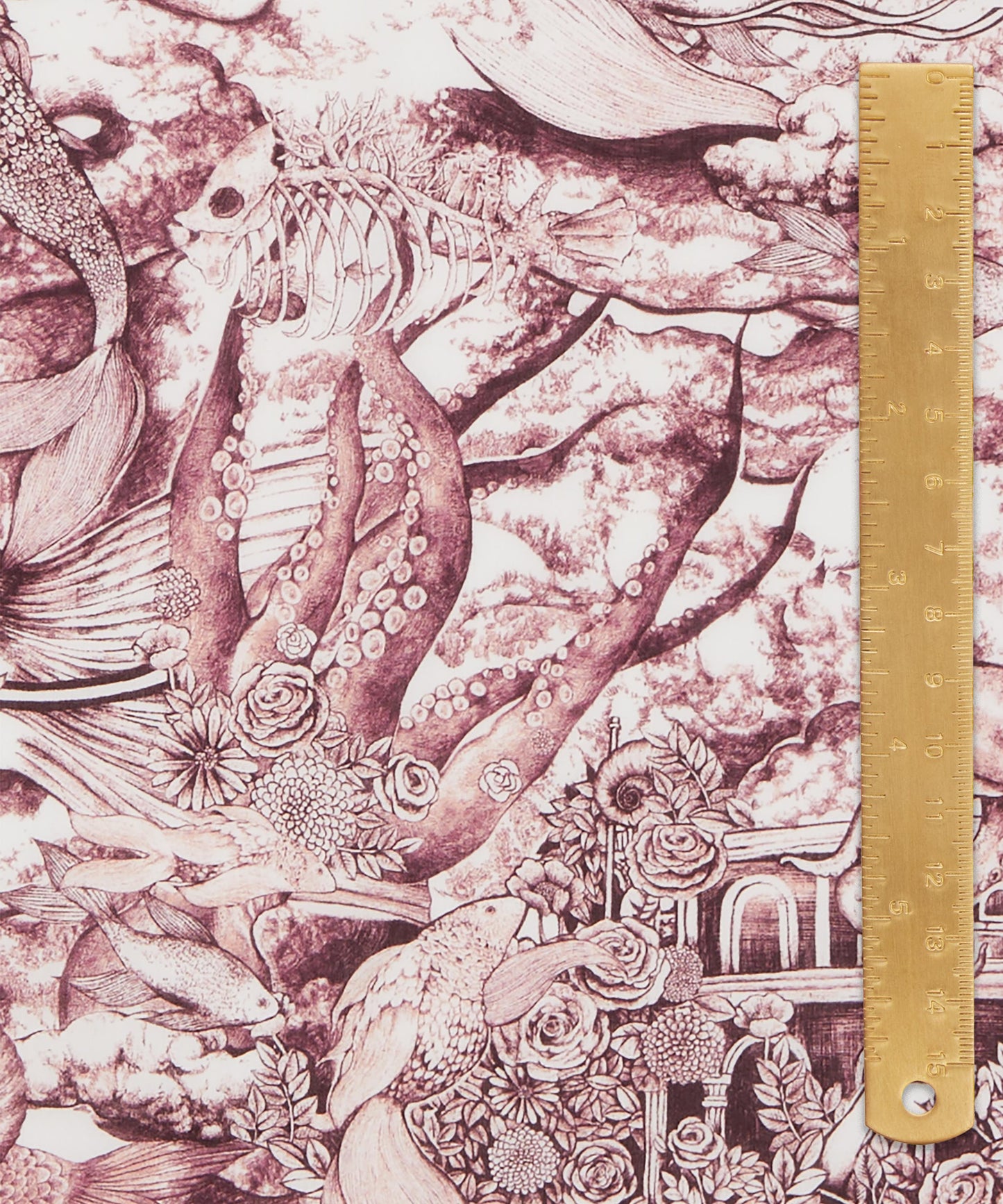 Sea Spirit Tana Lawn™ Cotton Fabric - Purple - Liberty