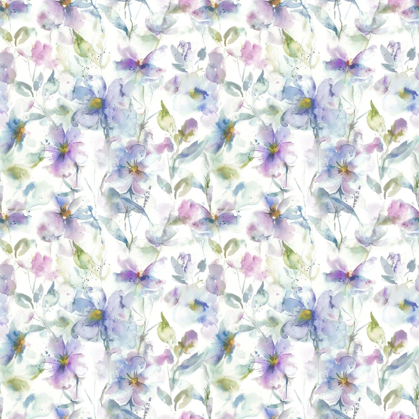 Samarinda Violet Natural Fabric