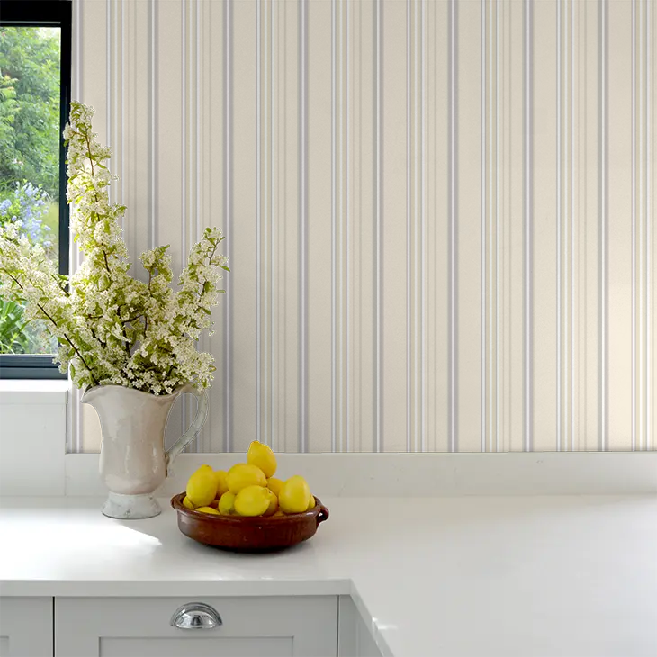 Ribbon Mix Stripe Wallpaper