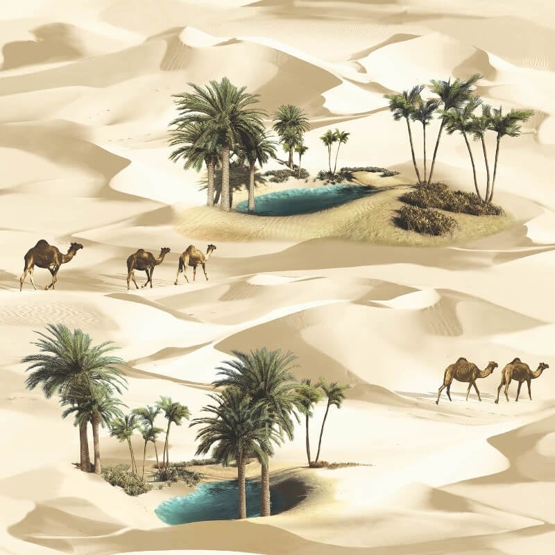 Desert Oasis Wallpaper