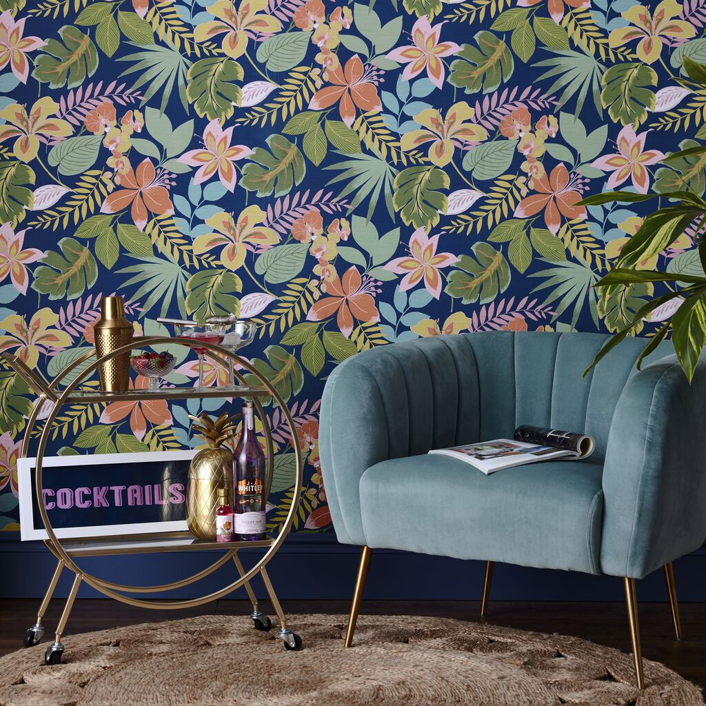 So Exotic Wallpaper - Black - Envy