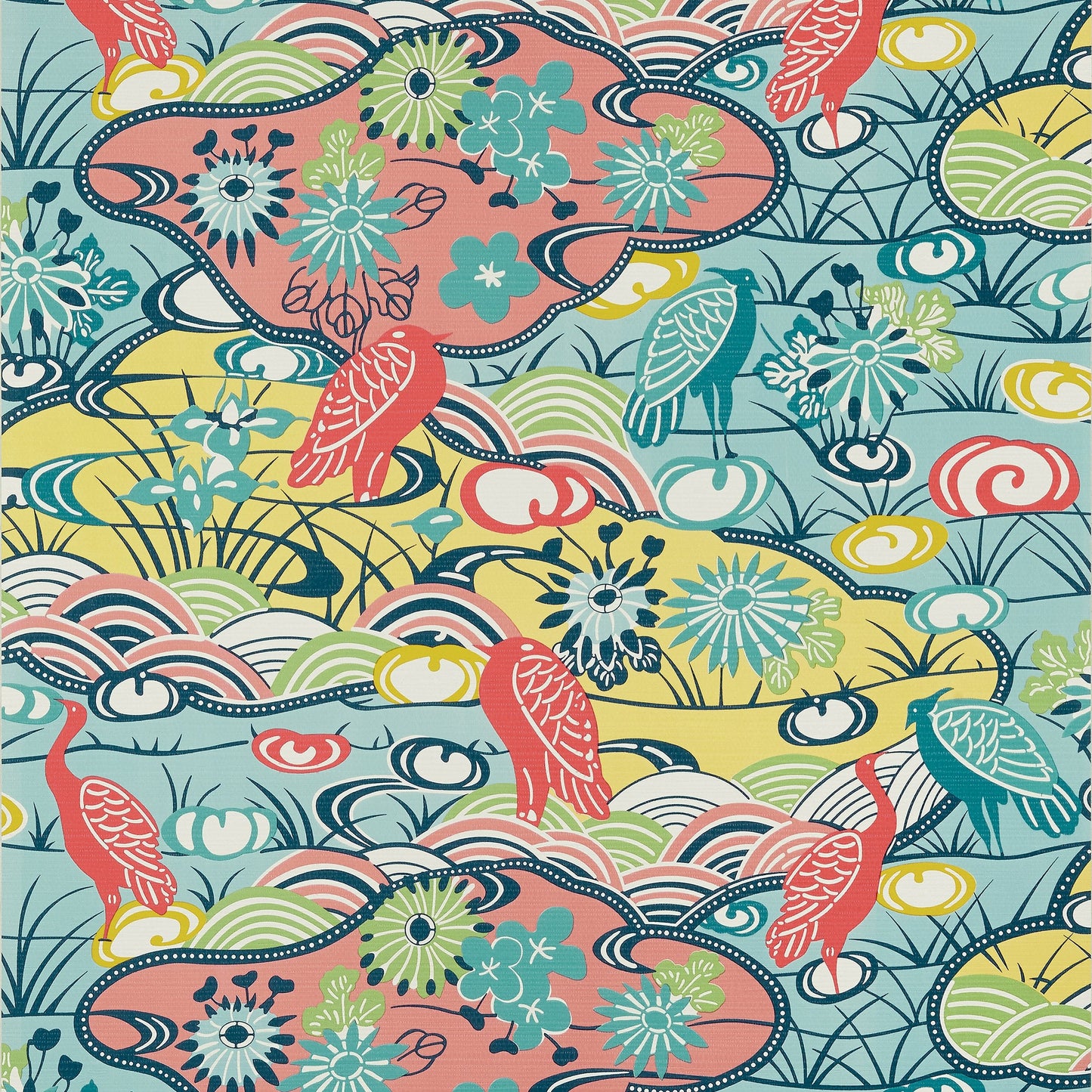 Heron Stream Wallpaper
