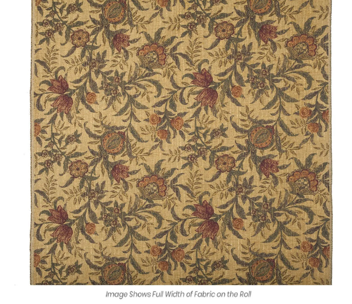 Pomegranate Large Tapestry Fabric - Gold