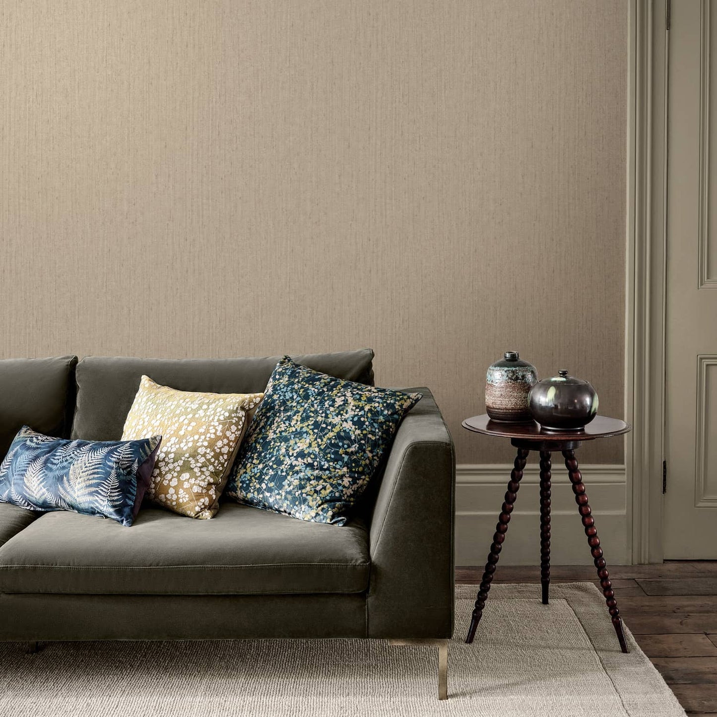 Tisbury Wallpaper - Mother of Pearl - Clarissa Hulse