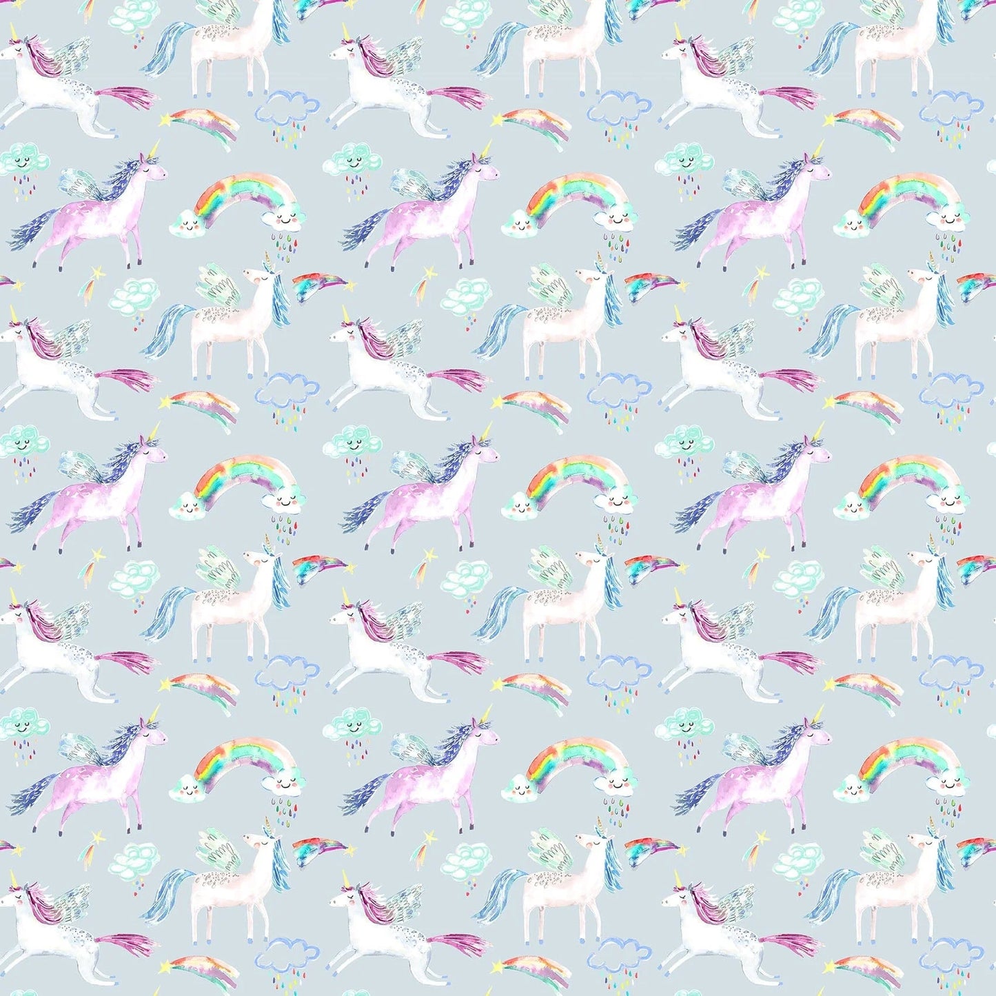 Unicorn Dance Stone Fabric