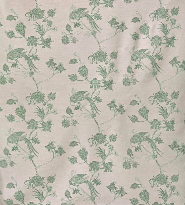 Vintage Bird Trail Fabric - Plaster/Green - BG-F040202 - Barneby Gates