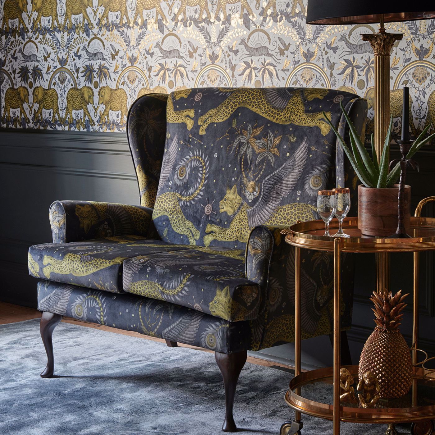 Zambezi Wallpaper - Gold - W0121/02