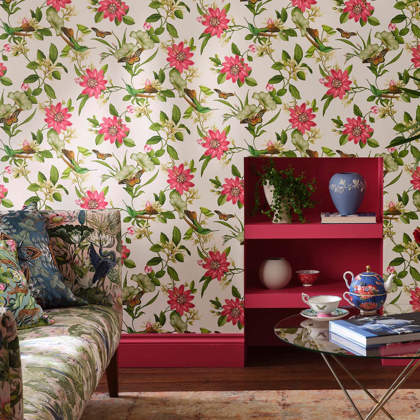 Pink Lotus Wallpaper - Blush - W0132/01