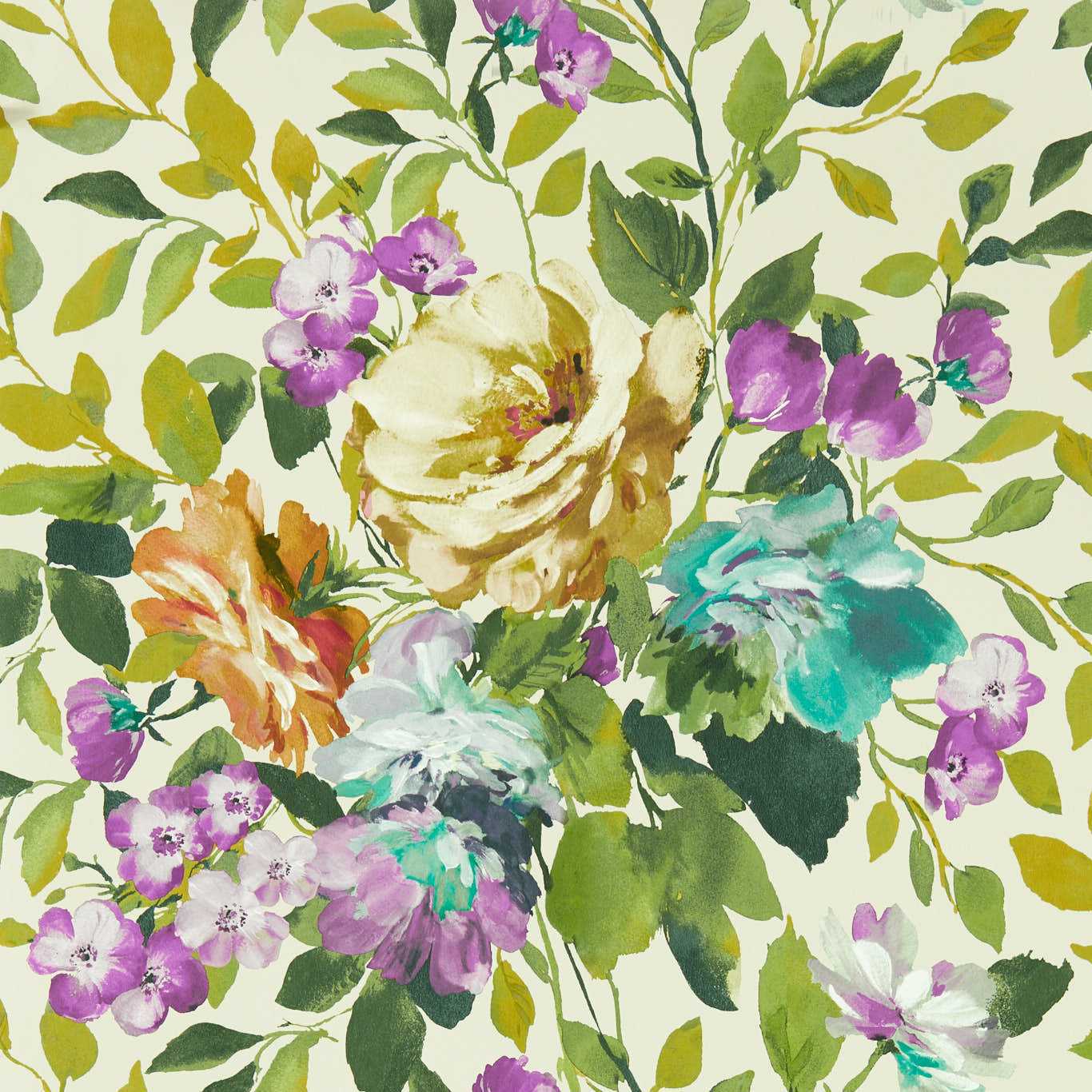 Bloom Wallpaper - Amethyst - W0139/01