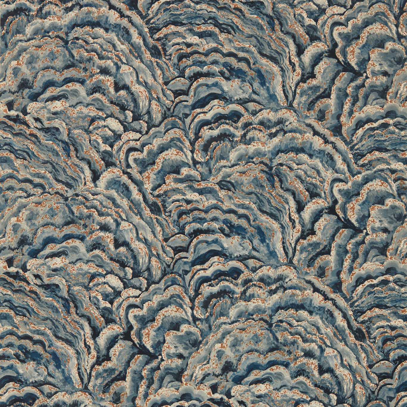 Lumino Wallpaper - Midnight/Copper - W0142/04