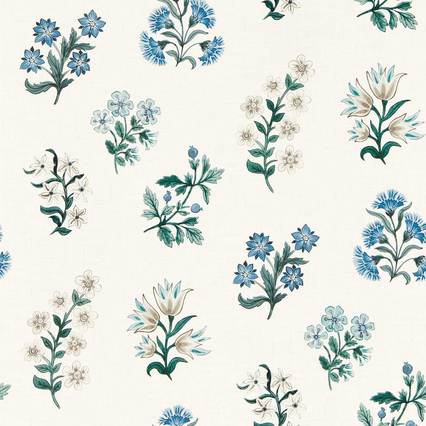 Leiden Wallpaper - Denim - W0194/03