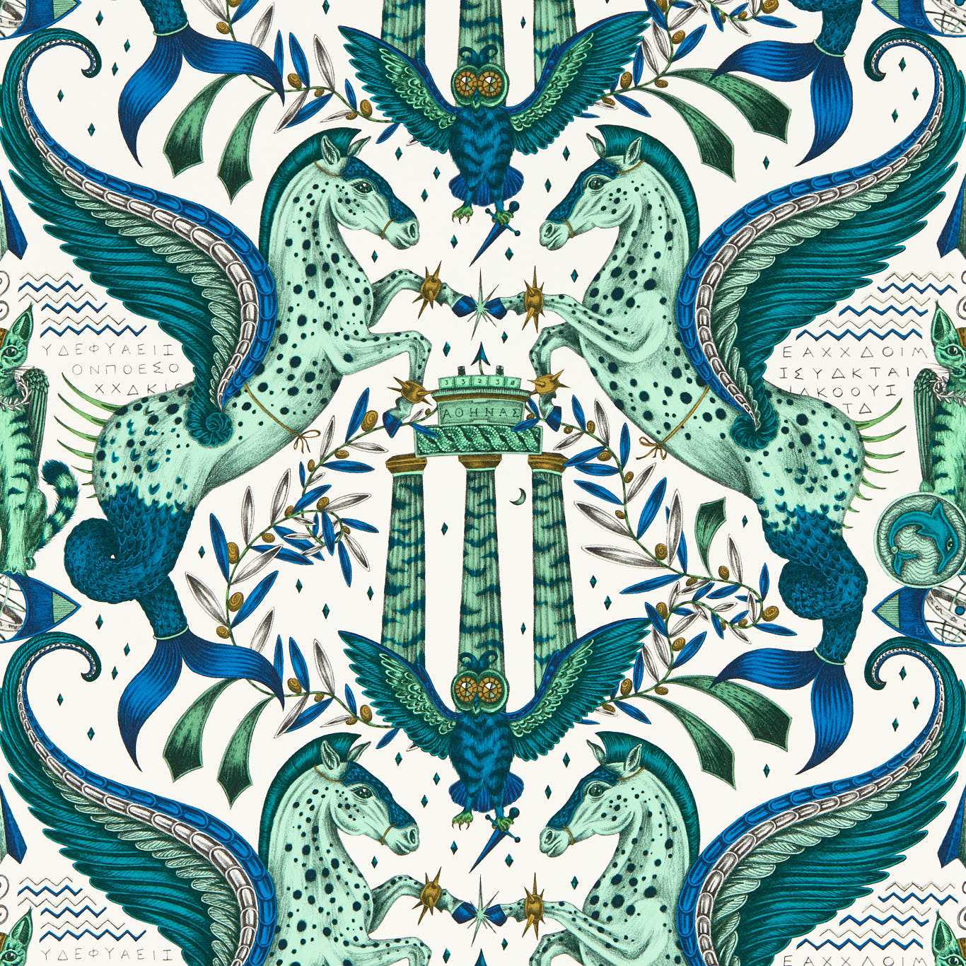 Odyssey Mythos Wallpaper - Olive - W0215/01