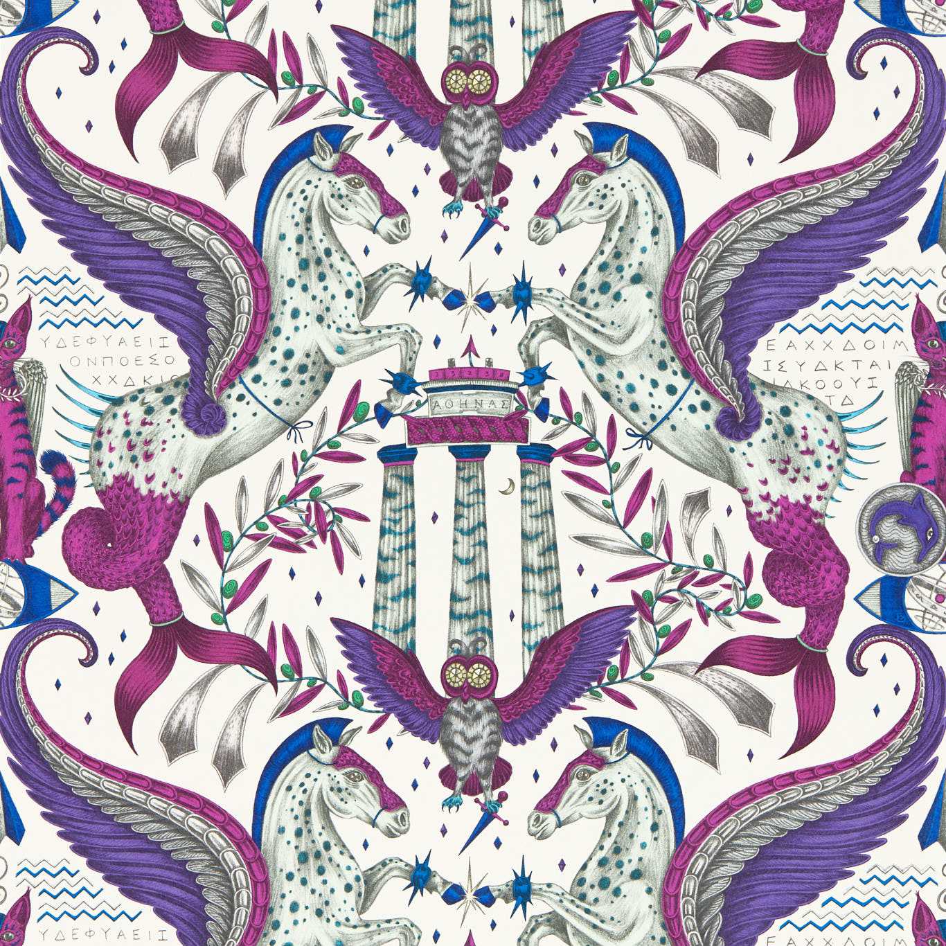 Odyssey Mythos Wallpaper - Violet - W0215/03