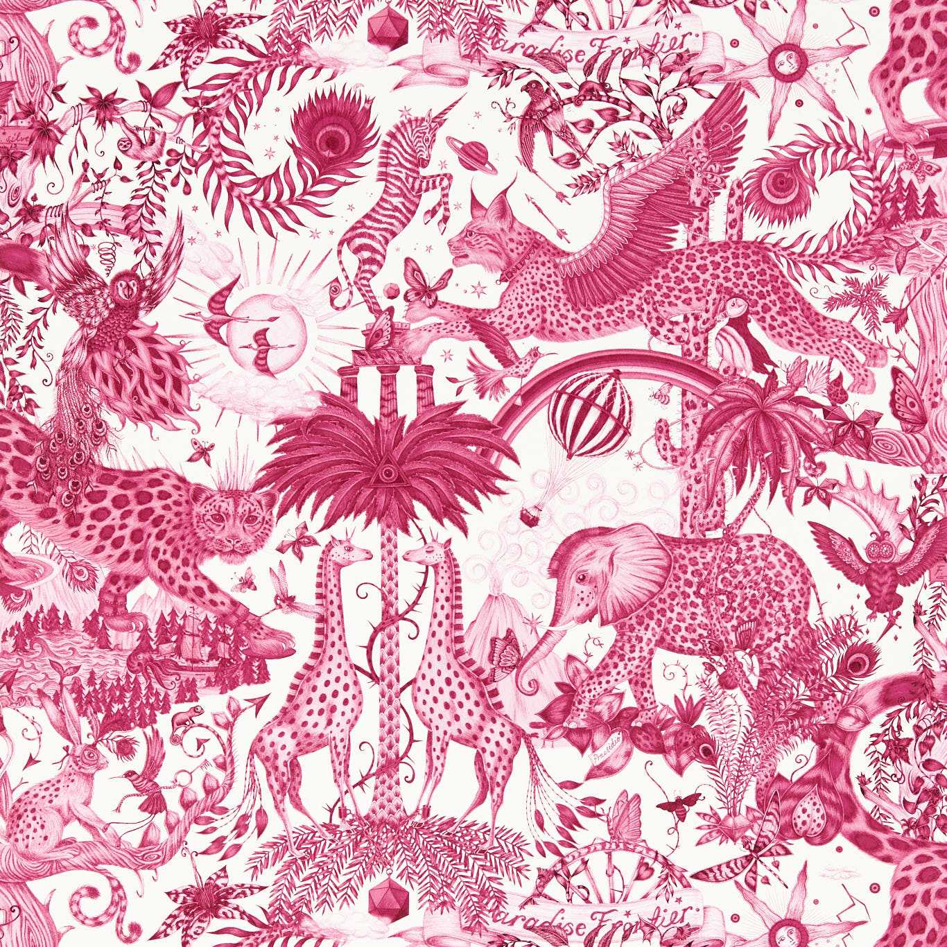 Paradise Lost Wallpaper - Berry - W0216/01