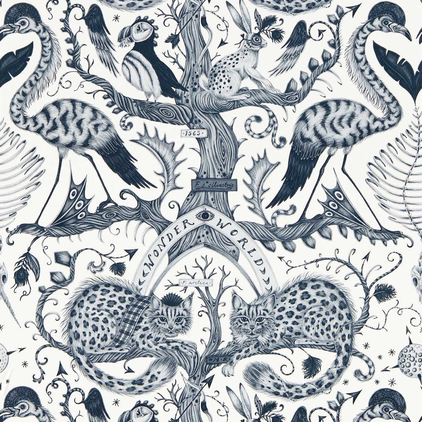 Wonder World Wallpaper - Mono - W0219/02