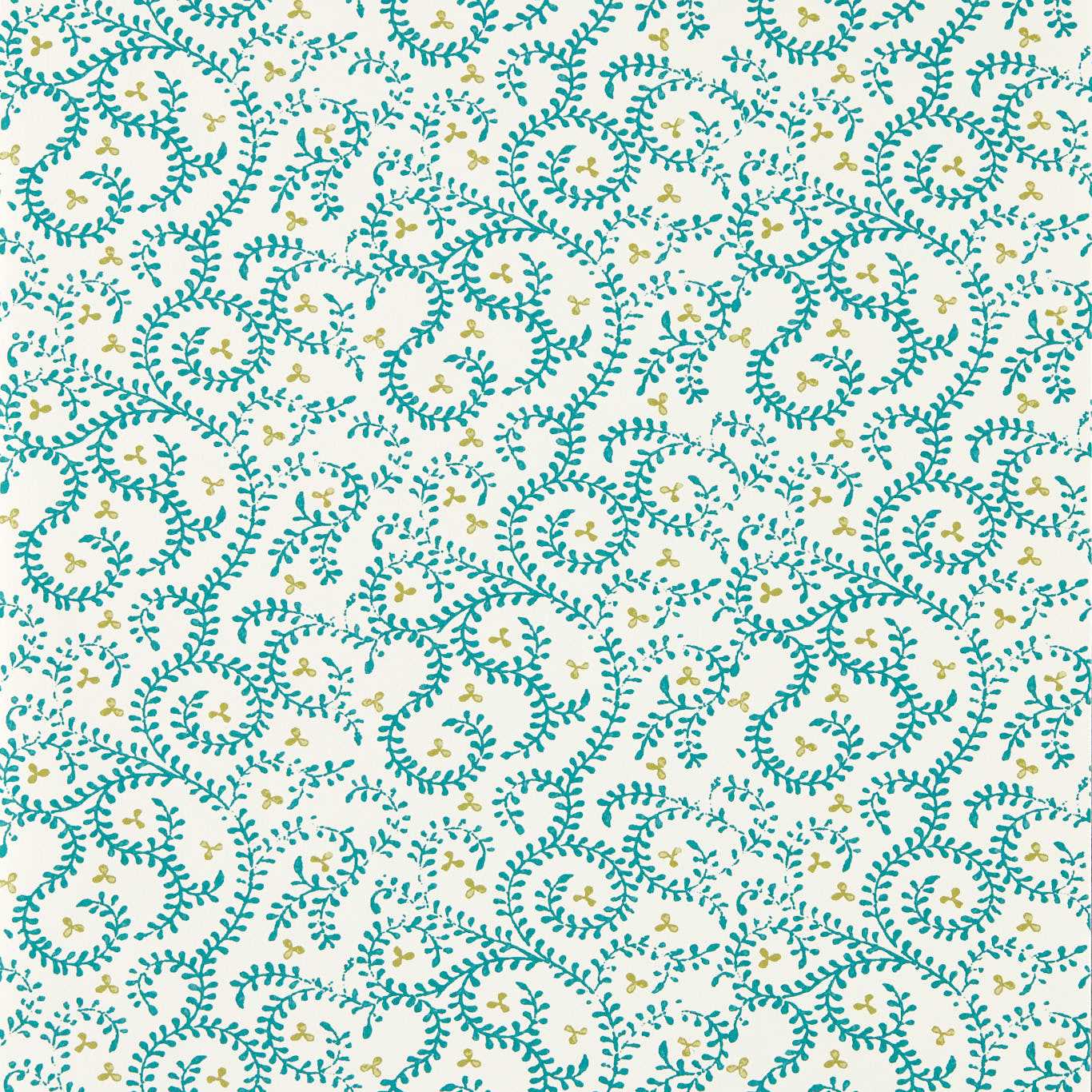 Buta Wallpaper - Teal - W0233/06