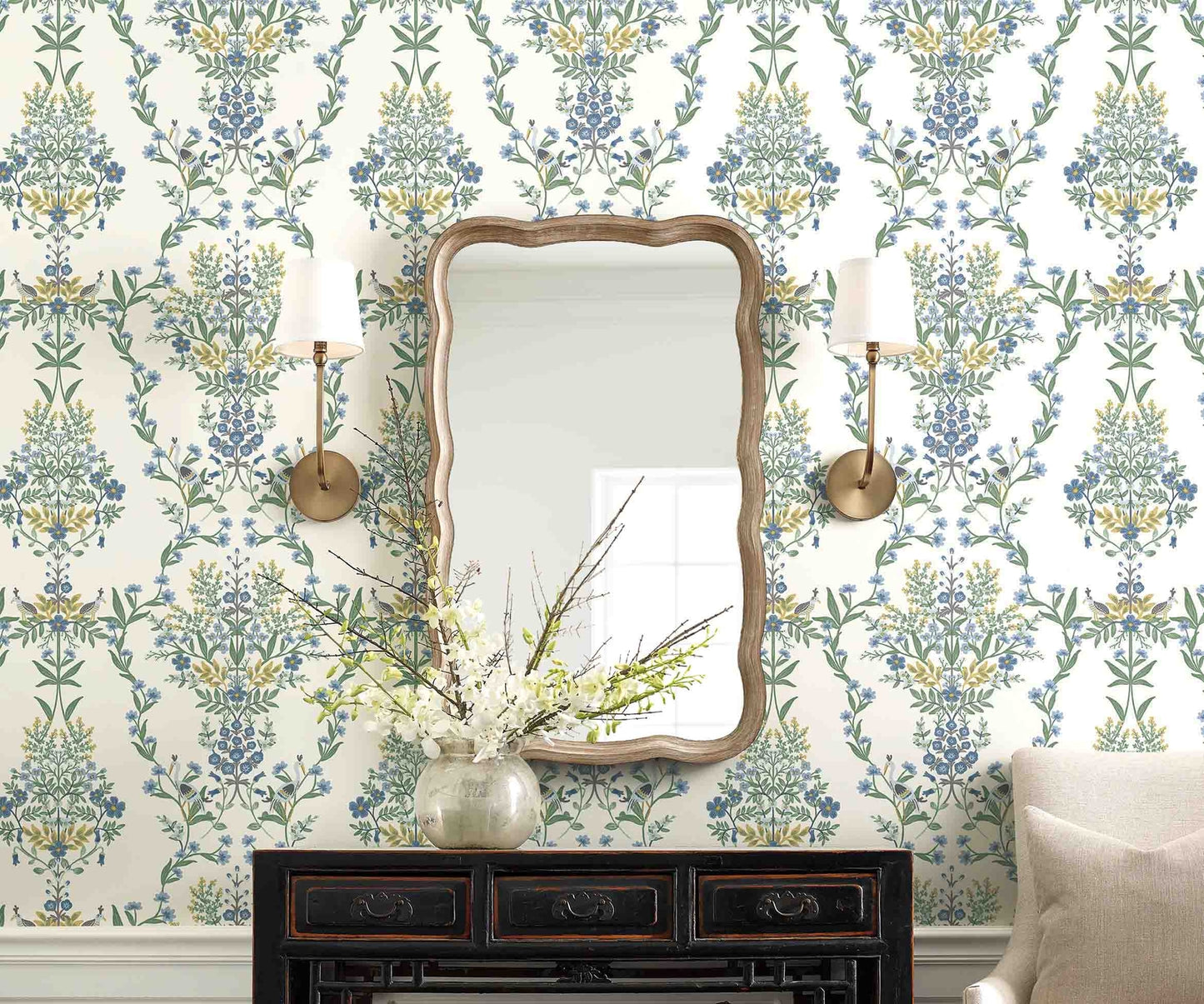 Luxembourg Wallpaper - Blue - Rifle