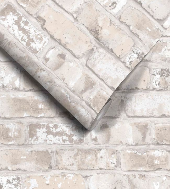 WM-300R - Edgworth Wallpaper - Brick - Woodchip & Magnolia