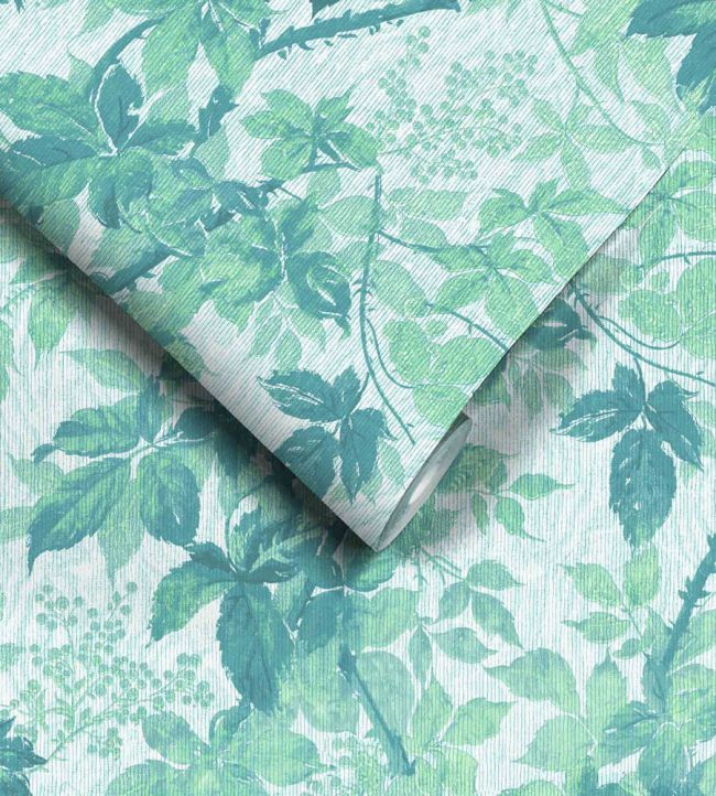 WM-316-05R - Tropic Wallpaper - Mint - Woodchip & Magnolia