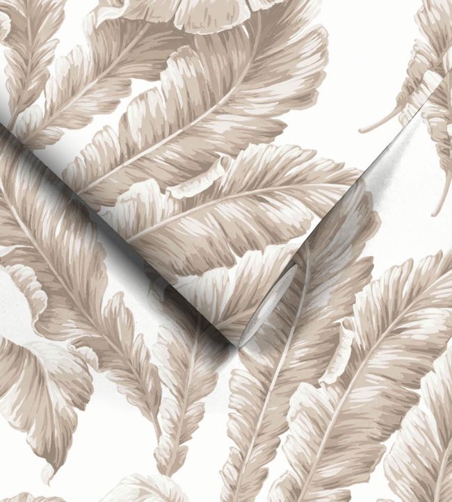 WM-365-02R - Lets Go Bananas Wallpaper - Natural - Woodchip & Magnolia