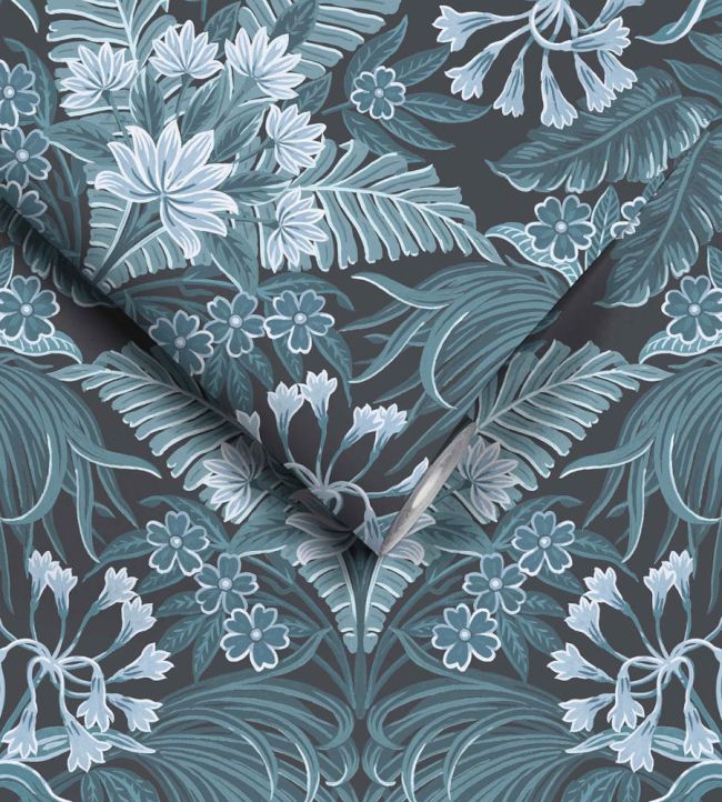 WM-380-02R - Mirk Wallpaper - Mallard - Woodchip & Magnolia