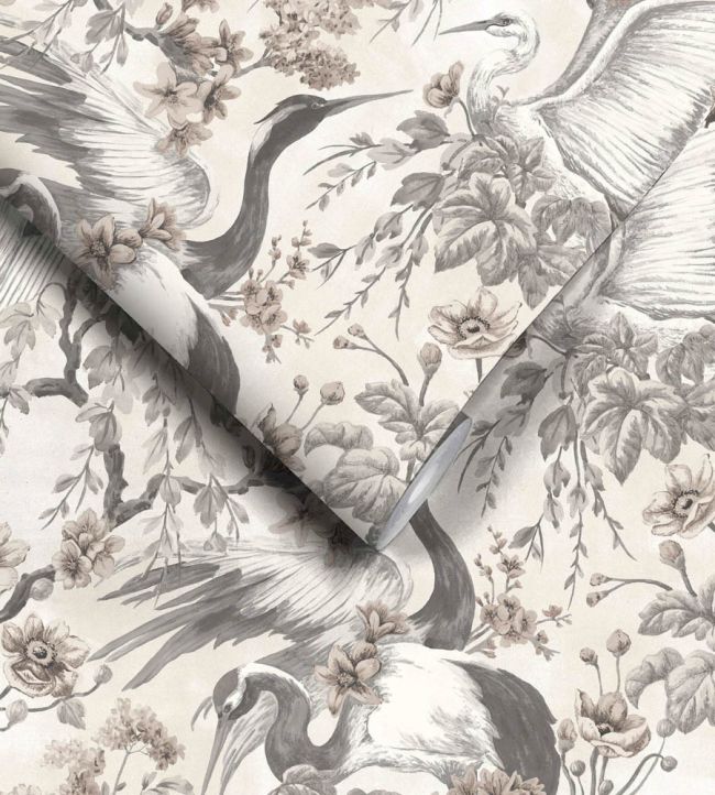 WM-411-05R - Maurice Wallpaper - Natural - Woodchip & Magnolia