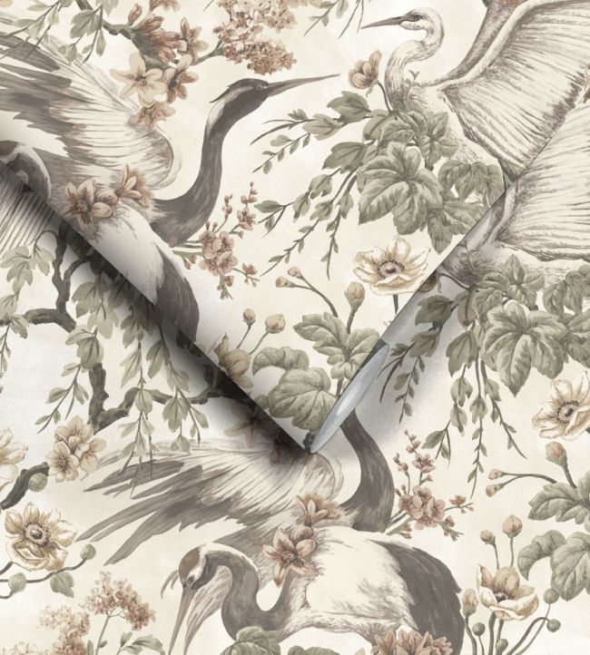 WM-411-06R - Maurice Wallpaper - Sage - Woodchip & Magnolia