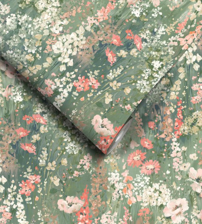 WM-436-01R - Wilderness Wallpaper - Eucalyptus - Woodchip & Magnolia