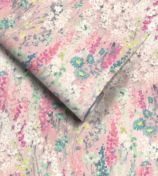 WM-436-04R - Wilderness Wallpaper - Shell Pink - Woodchip & Magnolia