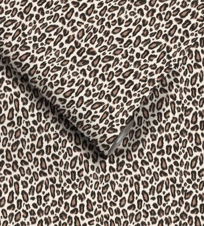 WM-449-02R - Big Kat Wallpaper - Brunette - Woodchip & Magnolia