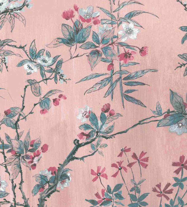 WMF-126-03VD - Rivington Fabric - Blush Pink - Woodchip & Magnolia