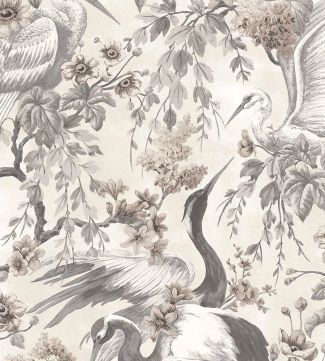 WMF-411-05VD - Maurice Fabric - Natural - Woodchip & Magnolia