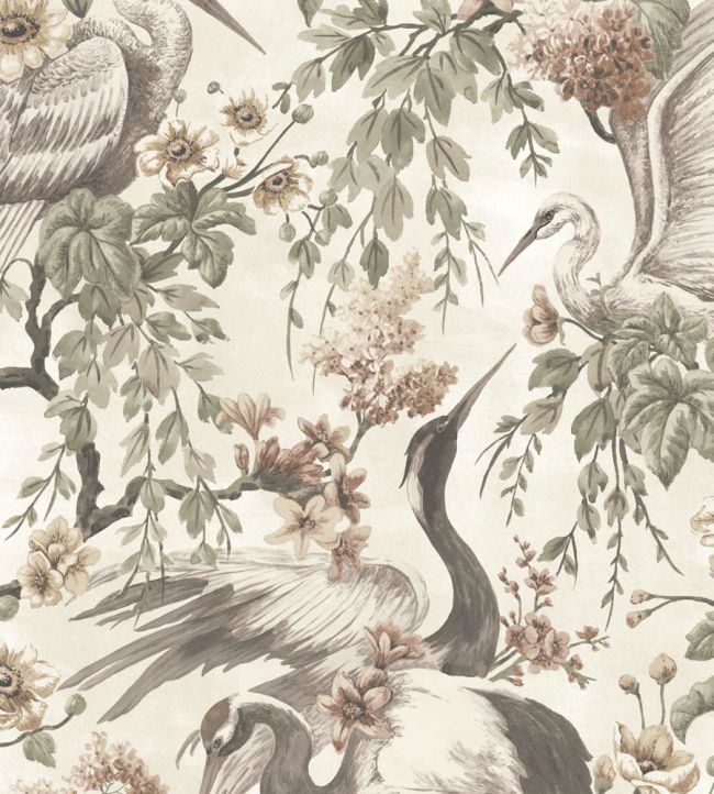 WMF-411-06VD - Maurice Fabric - Sage - Woodchip & Magnolia
