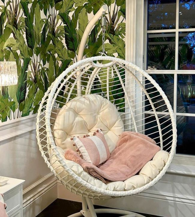 WMF-413-03LD - Awning Stripe Fabric - Blush Pink - Woodchip & Magnolia