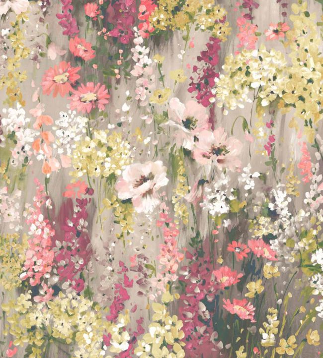 WMF-436-05VD - Wilderness Fabric - Brown Sugar - Woodchip & Magnolia