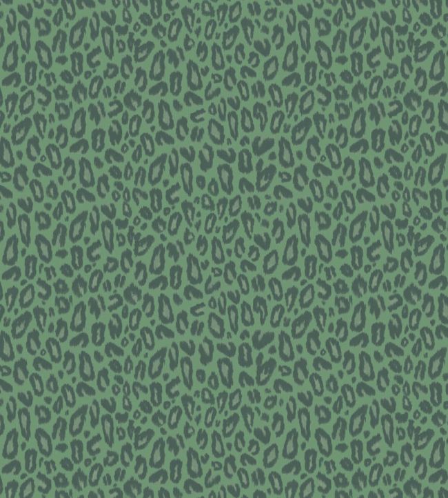 WMF-449-01VD - Big Kat Fabric - Moss - Woodchip & Magnolia